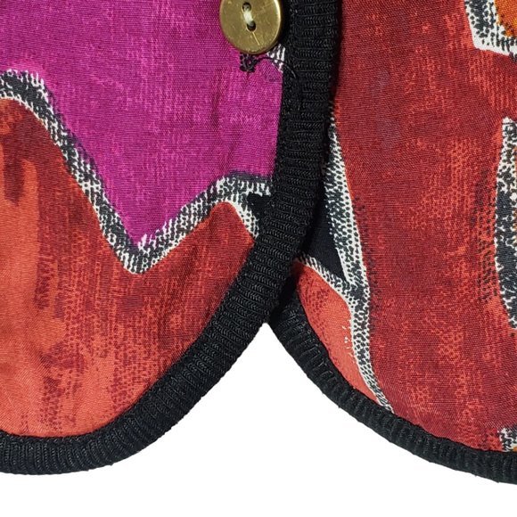 Boho, colorful, chic top size small - Picture 5 of 9